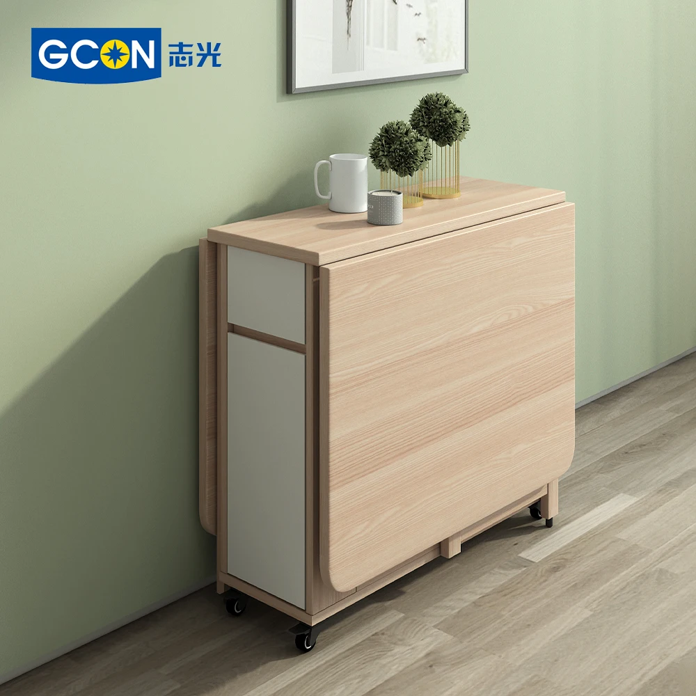 Folding Dining Table, Space Saving Kitchen Set Foldable Dinning Room Furniture