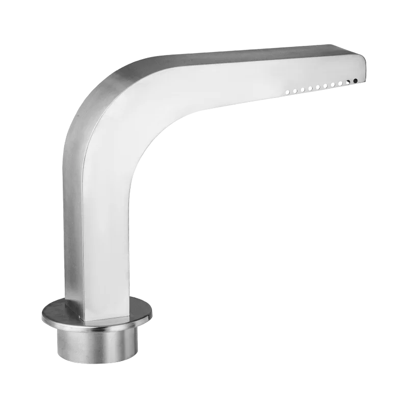 Korean Barbecue Equipment Metal Elbow Exhaust Pipe Desktop Smoke Exhaust Equipment