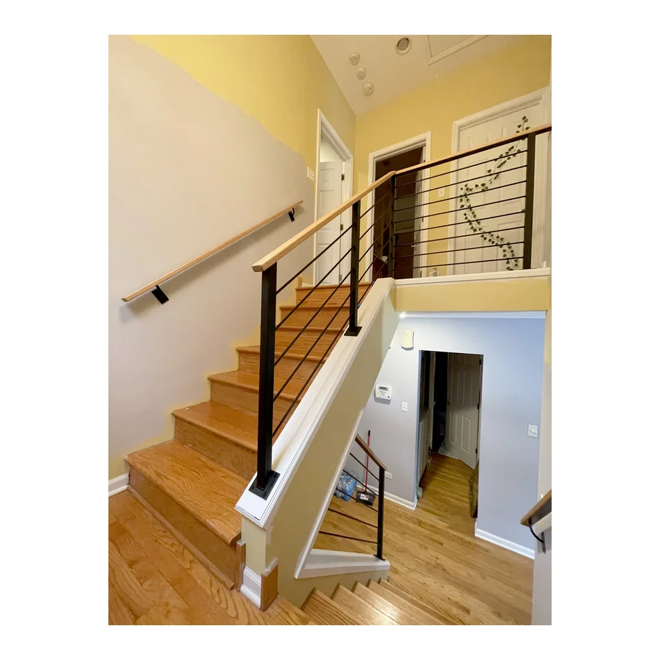 ACE Hot Sales Decorative Wrought Iron Railing Commercial Used For Project Staircase Balcony