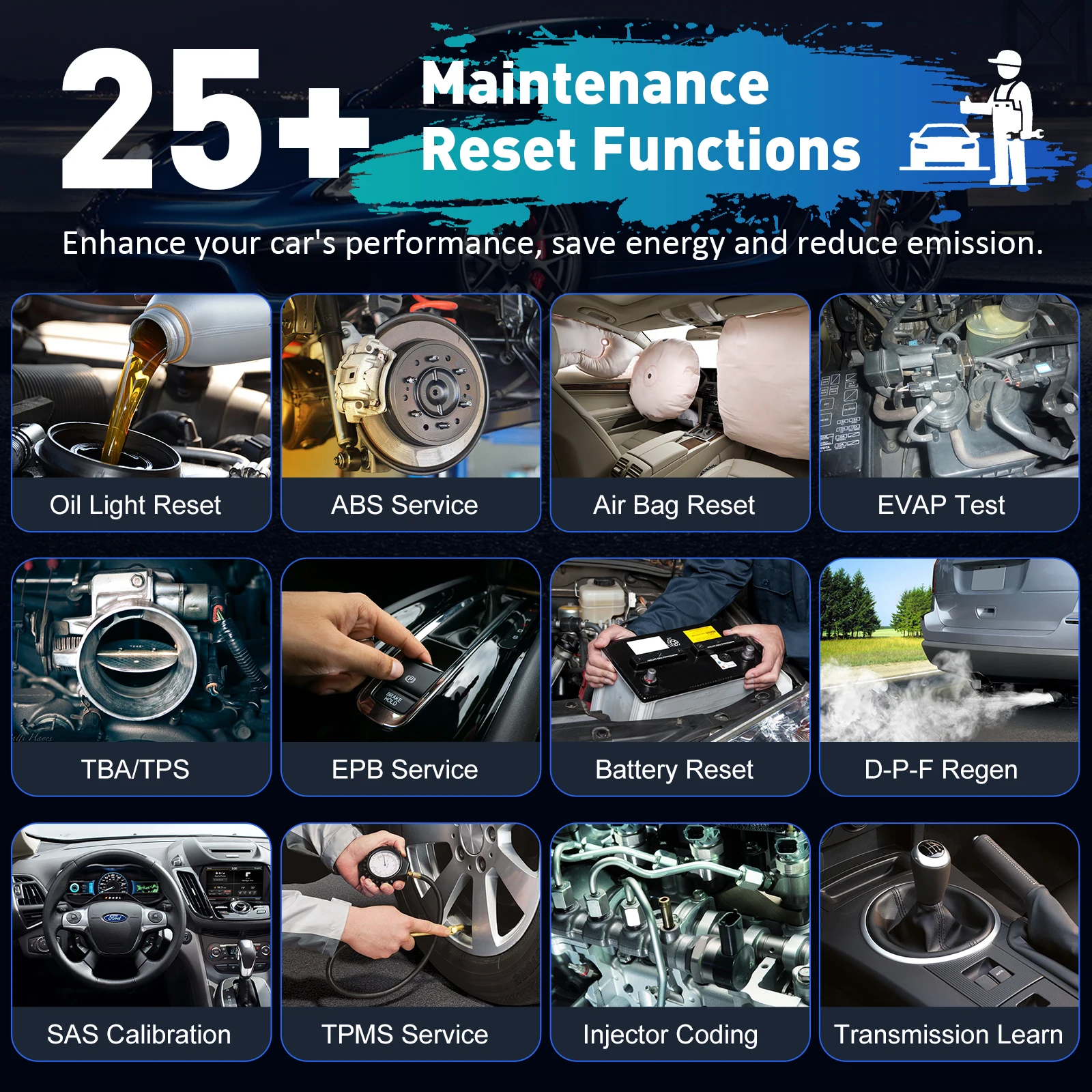 CGSULIT SC880 Herramientas Para Mecanic Escaner Automotriz Car Diagnostic Machine