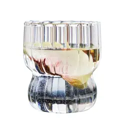 new cheap milk yogurt cups cute stripe drinking glasses