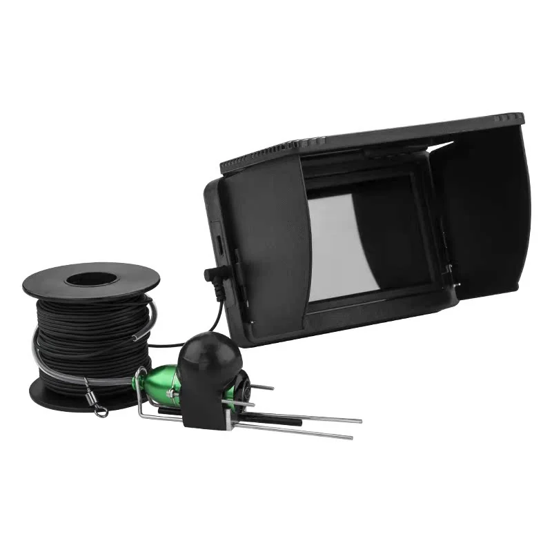 Ultra Clear Water Underwater Fish Finder 5.0 inch waterproof screen 20 meters with wire camera for day and night use