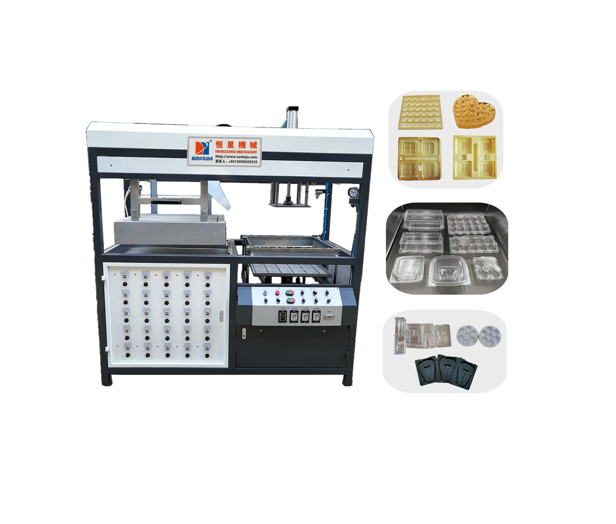 Вакуумная формовочная машина для производства пластин из пенополистирола