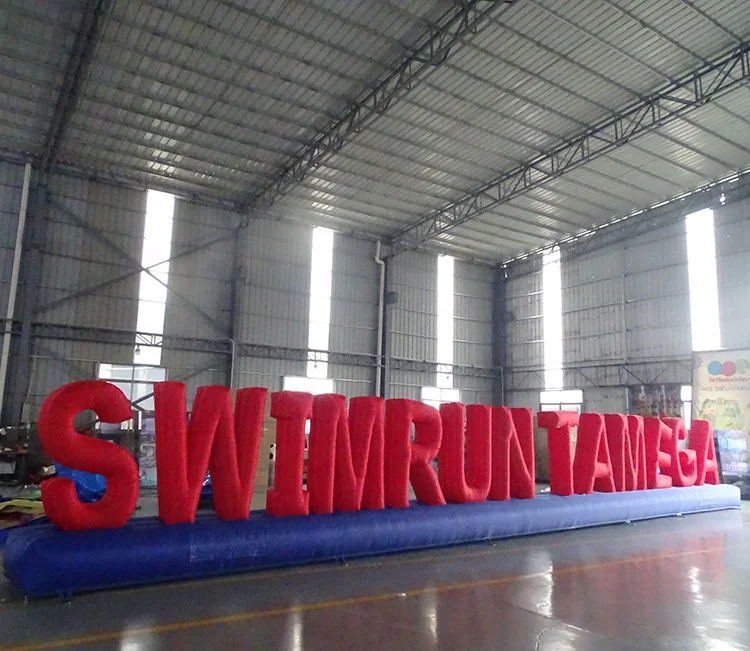 large inflatable letters alphabet for Advertising promotion event