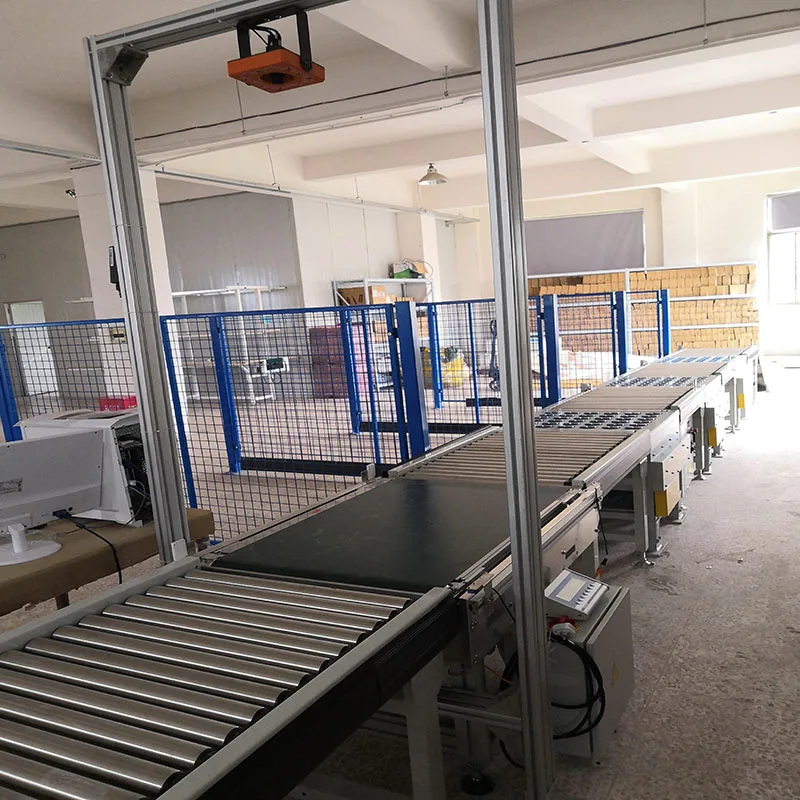 DLTE  circular rotary conveyor  system rubber belt and roller conveyor system