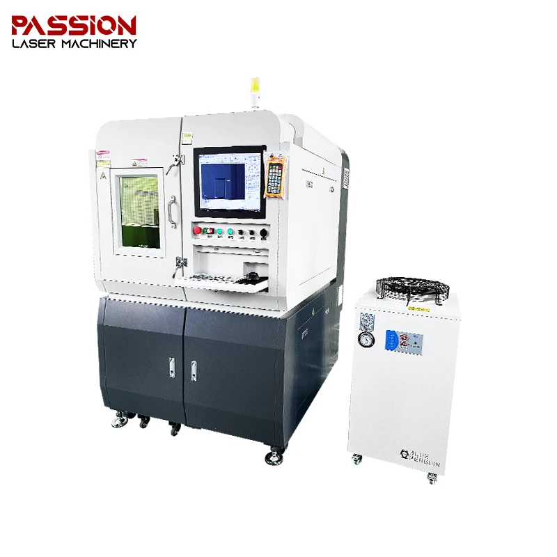 Hot Sell 1000W 1500W 2000W Gold Silver Cutting Machine Full Enclosed Machine for Metal