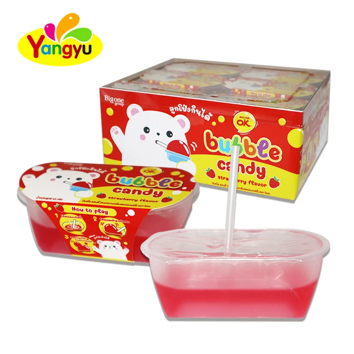 Blow Bubble Candy Wholesale Funny Kids Sweets Bubble Liquid Candy