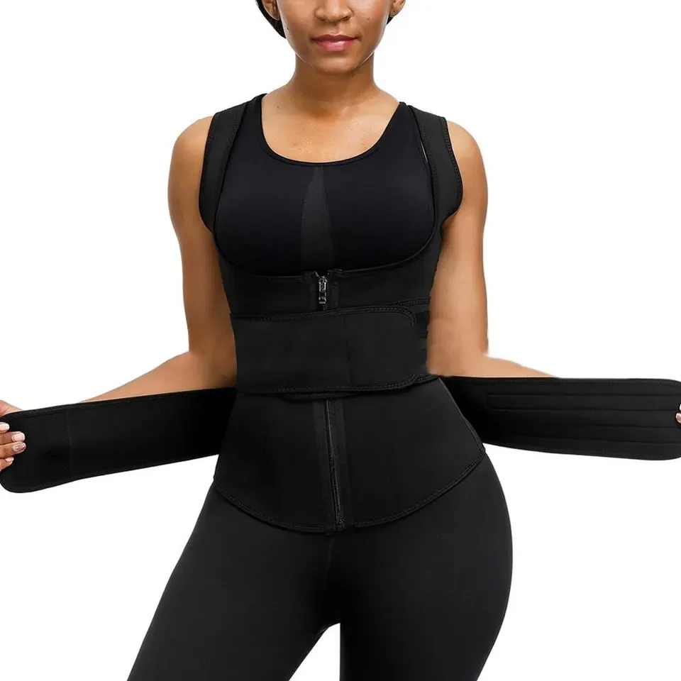 Hot Sweat Sauna Body Shaper Girls Slimming Vest Thermo Neoprene Waist Trainer Plus Size