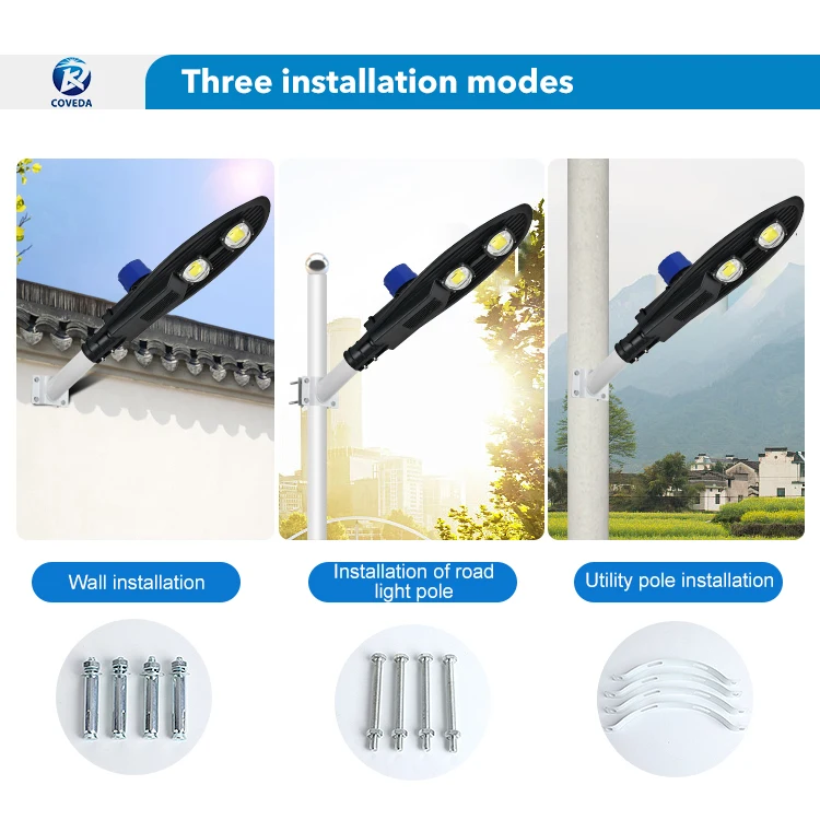 Hot Sale Outdoor Road Lamp Waterproof Streetlight Sensor Die-Casting Aluminum Cobra 50w 100w 150w 200w 250w Led Street Light