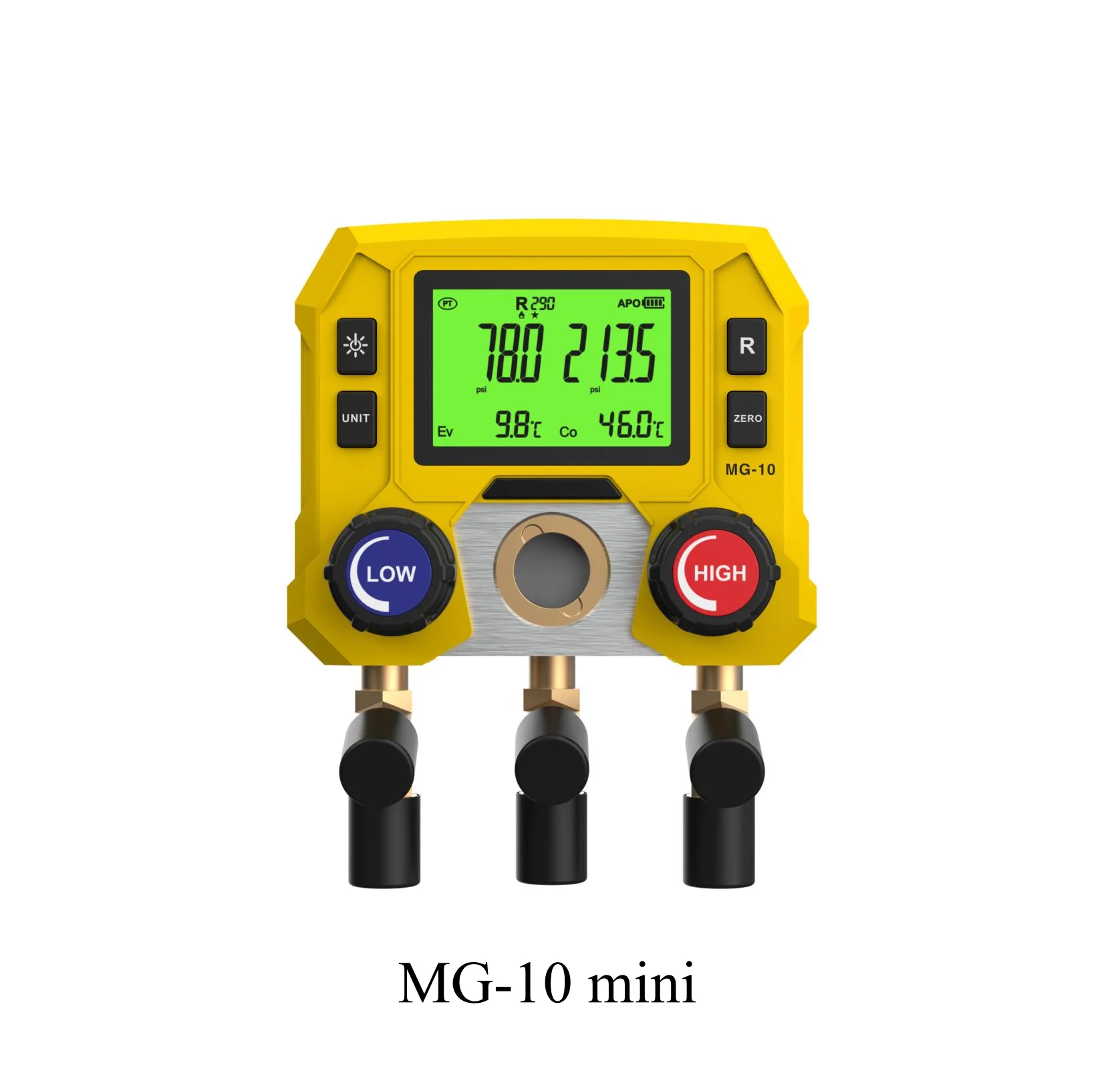 Digital Refrigerant Pressure Gauge Tool Set MG-10mini MG-100 MG-100A MG-100B Tester Extra Large LED Screen For Auto AC Systems