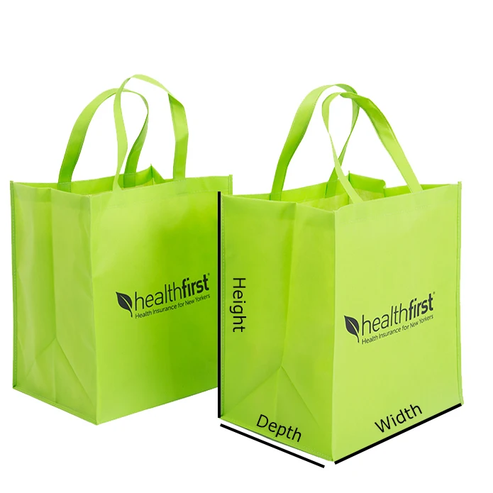 Fashion With Logo Custom Eco Friendly Non Woven Fabric Eco Shopper Bag For Store Shopping Promotion Advertise