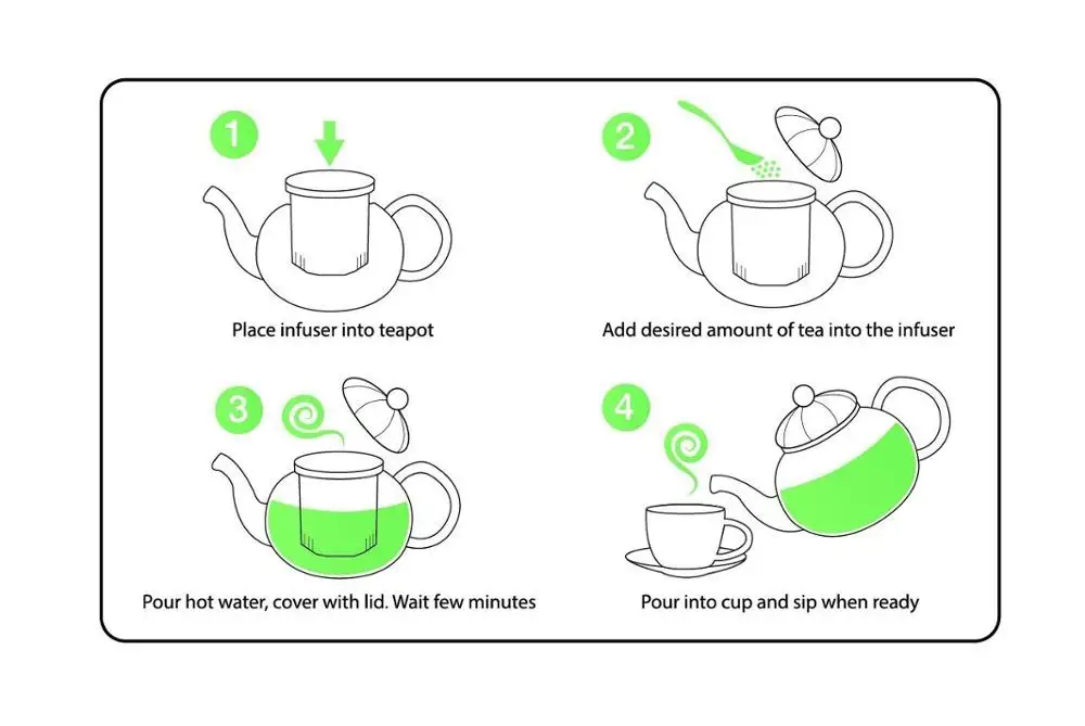 Handmade 600ml Borosilicate Glass Tea Pot Set Modern Design Eco-Friendly Drinkware Borosilicate Tea Kettle