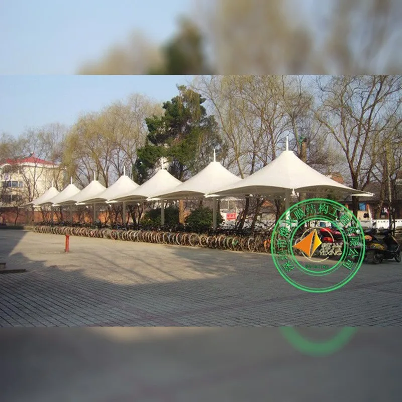 PVDF Steel Membrane Structure Factory Customized Installation Membrane Materials Manufacture Wholesale Stadium Roof Material