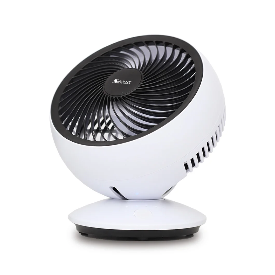 Outdoor Camping 4000mAh Rechargeable Battery Powered Fan USB Portable Cooling Fan Mini Desk Fan
