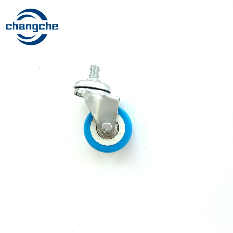 High Quality  Caster Wheels Fixed Caster TPR PU Material Wheel