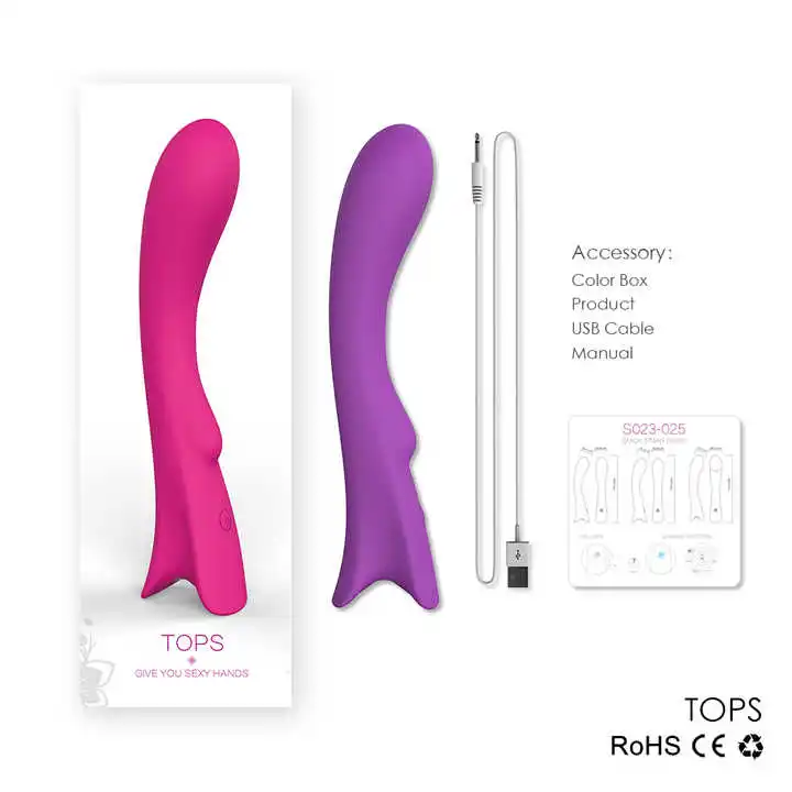 Beautiful women masturbation tools long thin vibrator dildo Massage Hammer For Body