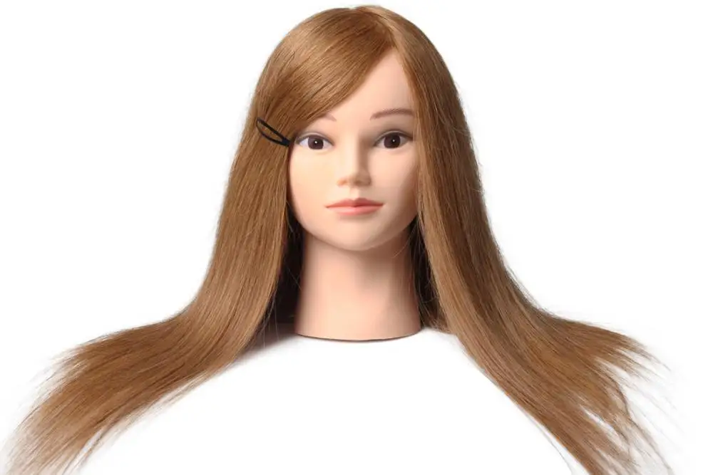 
Hairdressing mannequin doll head for hair style training hair cut training head makeip 
