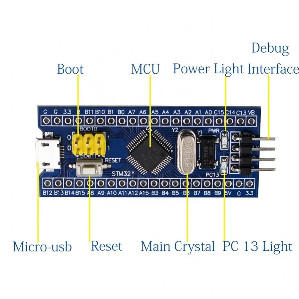 STM32F103C8T6 ARM STM32 Minimum System Development Board Module For Diy Kit