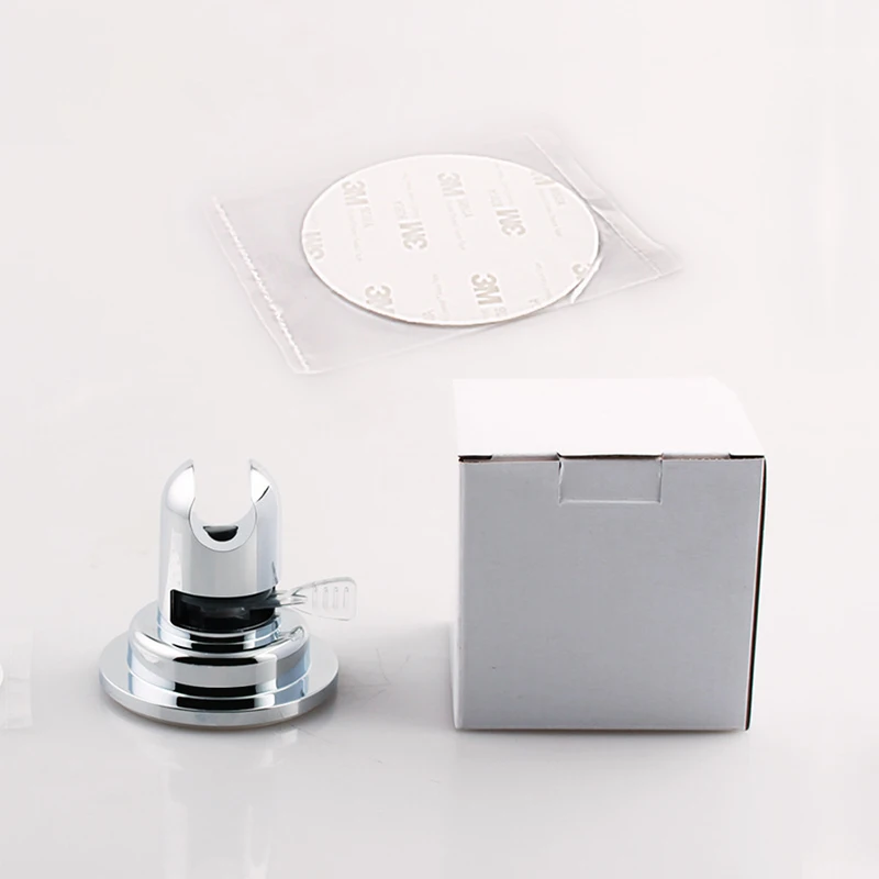 Bathroom Adhesive Vacuum Suction Cup Shower Bracket Wall Mount Universal Removable Suction Cup Shower Head Holder Rack