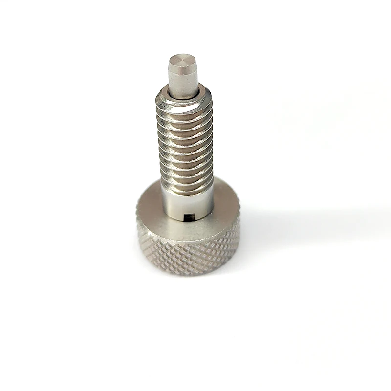 American made simple knob indexing plunger long nose pin retractable spring load plunger for locating M5/6/8/10/12