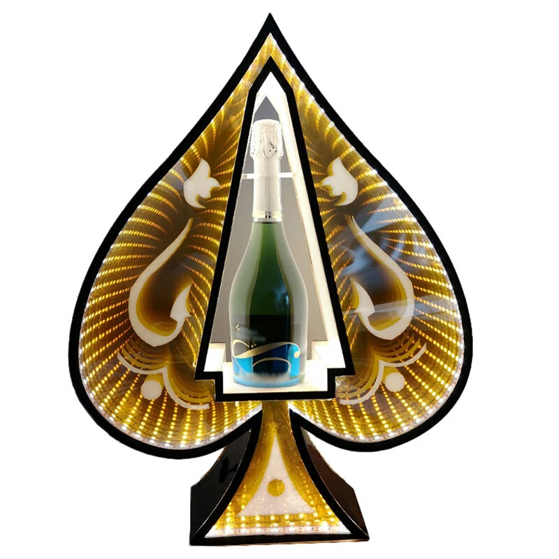 Acrylic Led Champagne Bottle Glorifier Ace Of Spades Bottle Presenter