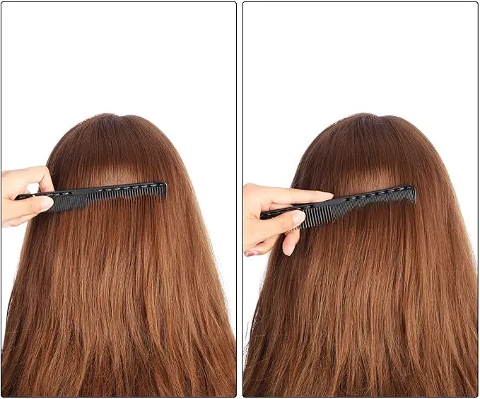 high quality wholesale salon plastic barber comb colorful barber hairdressing cutting hair comb with customized logo