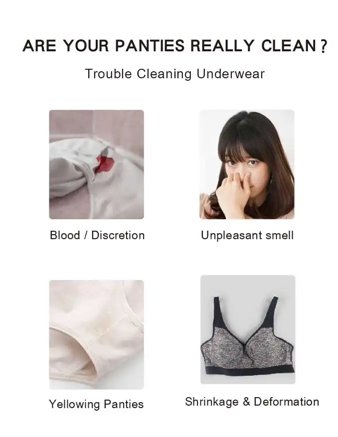 Female Clothes Laundry Lingerie Detergent Underwear Washing Fabric OEM ODM