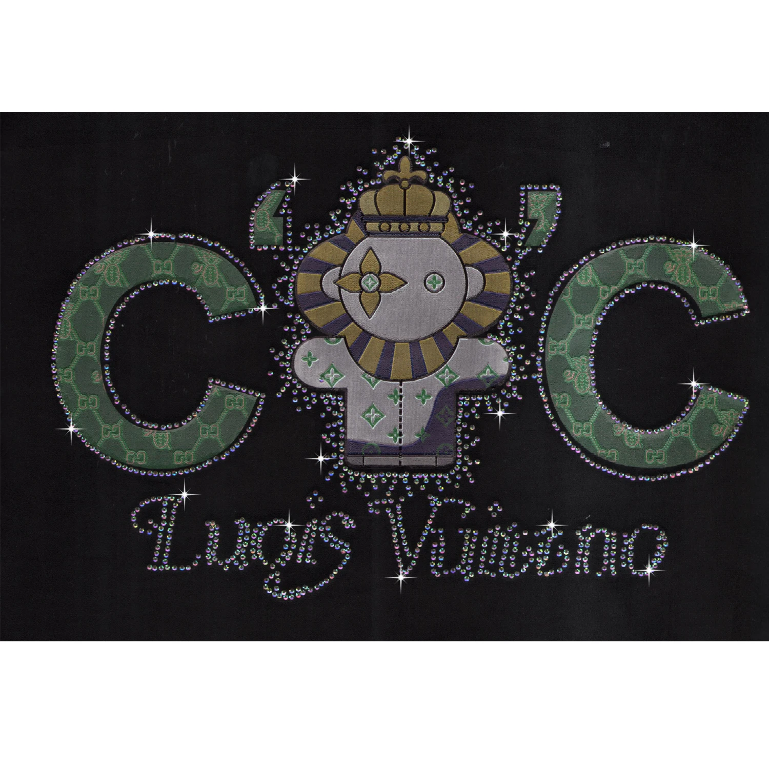 Customized hot fix Rhinestone motif Hot fix Rhinestone Transfer Pattern Wholesale  hot fix motif New style for clothing