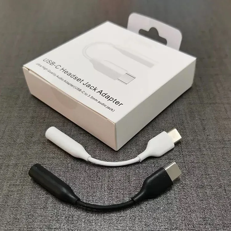 original Type-C to 3.5mm Earphone cable Adapter usb 3.1 Type C USB-C male to 3.5 AUX audio female Jack for Samsung note 10 plus