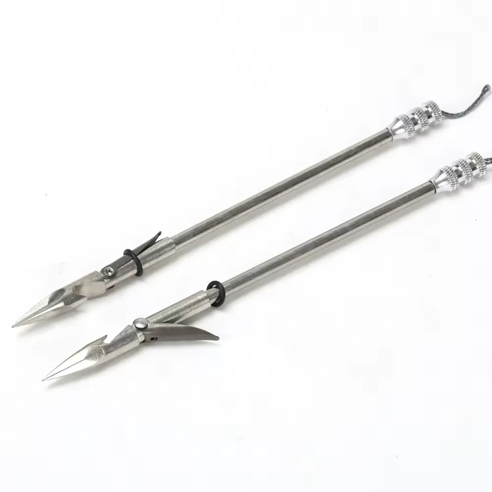157mm Stainless Steel  Professional Slingshot  Hunting Shooting Skill Darts Sling shot Fishing Arrows Heads