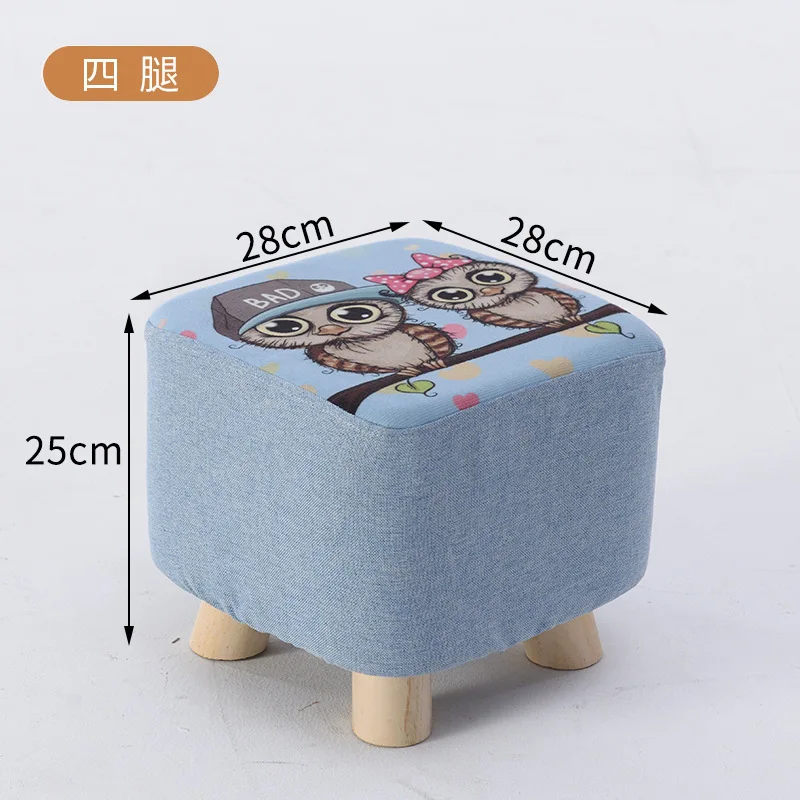 Wood  square chair sofa  wash   small  family upholstery cloth cover square