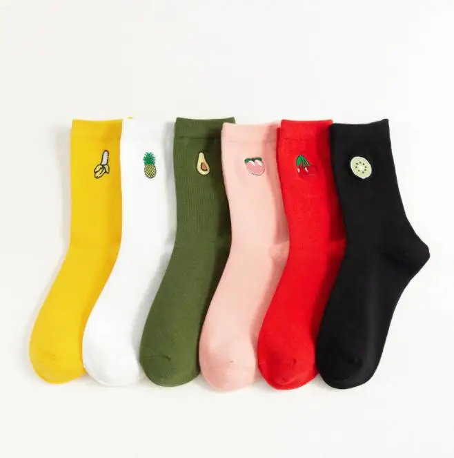 Calzini фабрика Soxtown дизайн Calcetines Пользовательский логотип вышивка женские носки