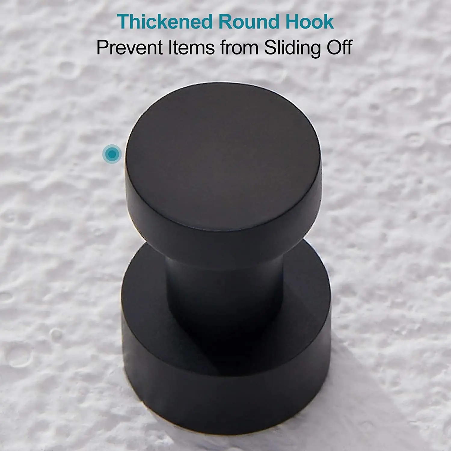 Strong Hold Stainless Steel best Bathroom Metal Coat Wall Hook Metal Hook Bathroom Round Shape Hook