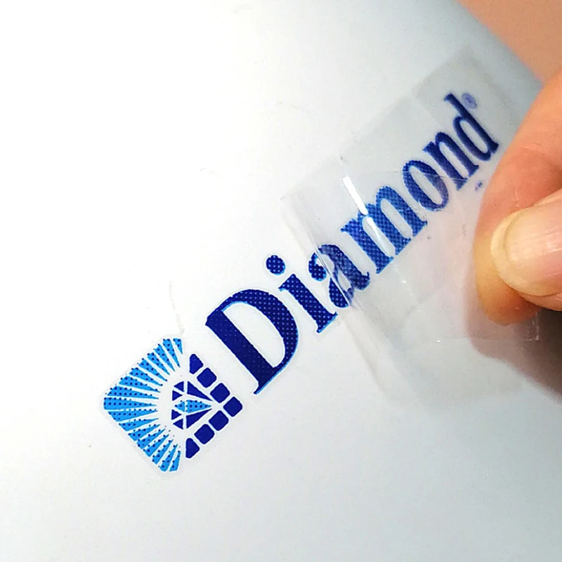 Custom Brand Car Sticker Decorative Sticker 3d Printing Vinyl Labels For Lipgloss Tubes Transparent Transfer Printing Sticker