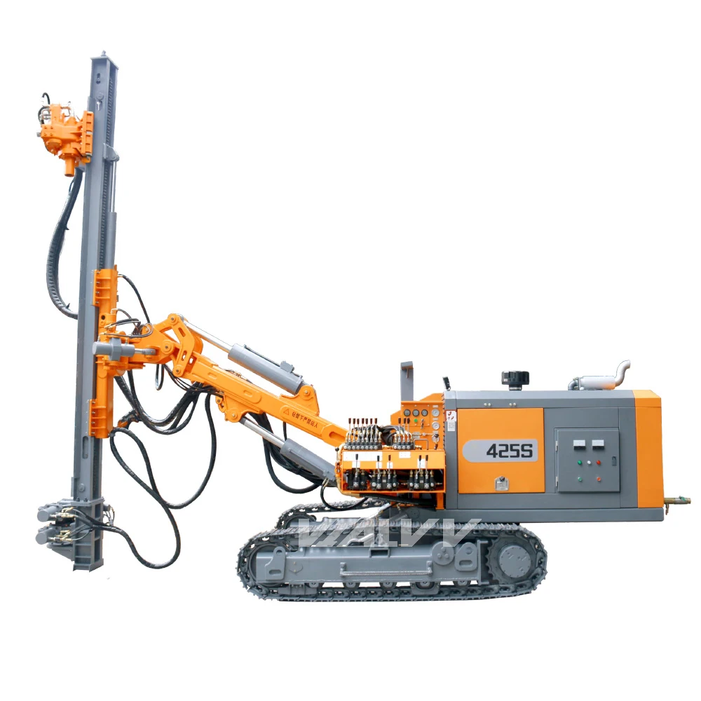 Hydrullic anchor engineering drilling rig anchoring ZEGA 425S  Vialvv Diesel engine borehole drilling rig with electric 55kw mot