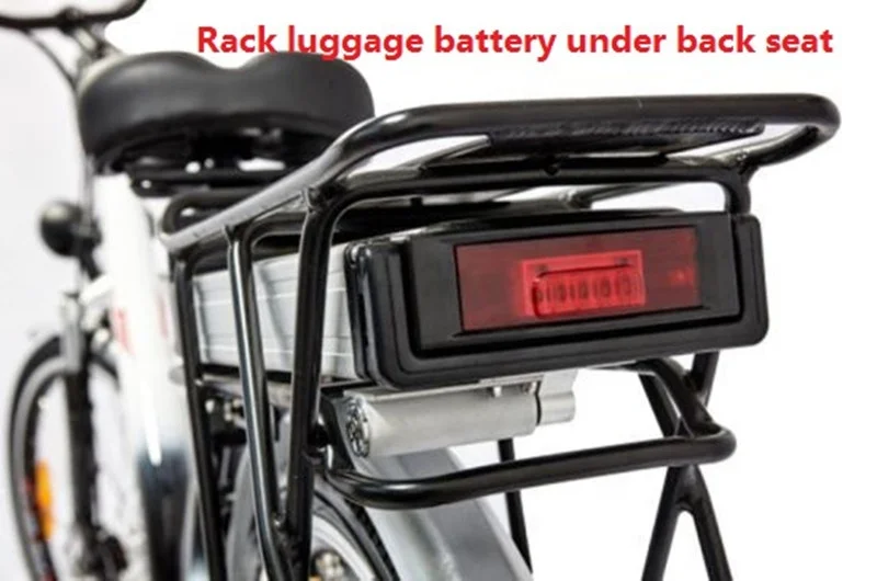 Задняя стойка для электровелосипеда 48 В 26 Ач 1000 Вт литий-ионная аккумуляторная батарея электроскутера