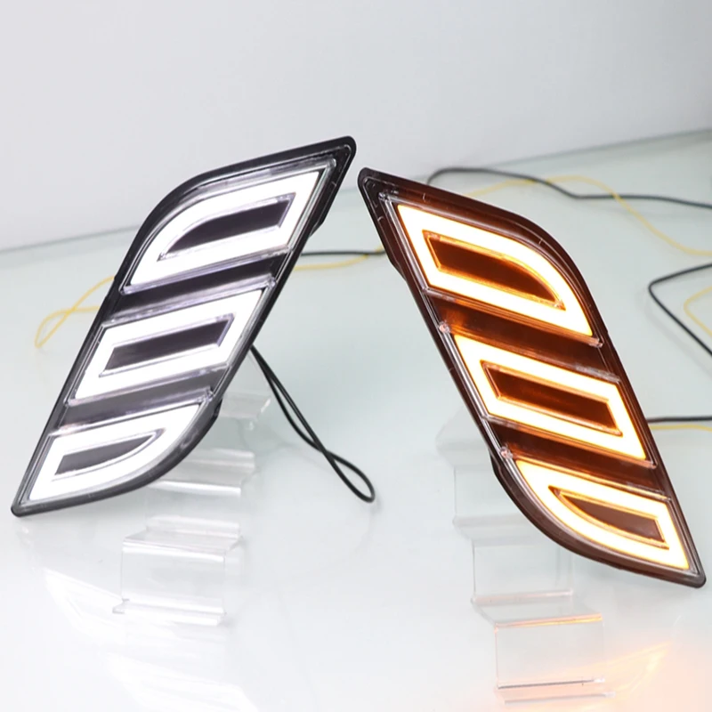 LED Daytime Running Lights Fender Lamps DRL Auto Parts Assembly Case For Ford Raptor F150 2016 2017 2018 2019