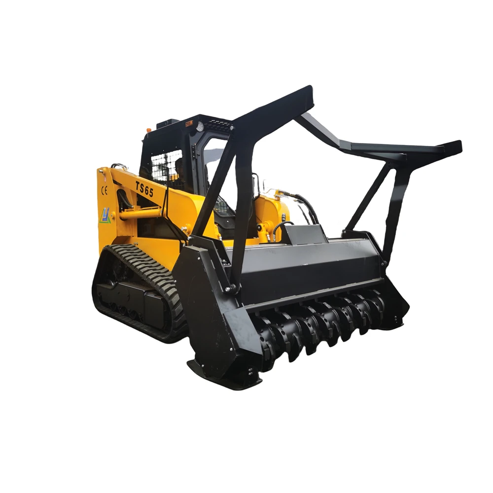 75HP 100HP 140HP высокопроизводительный компактный гусеничный погрузчик с двигателем Mulcher
