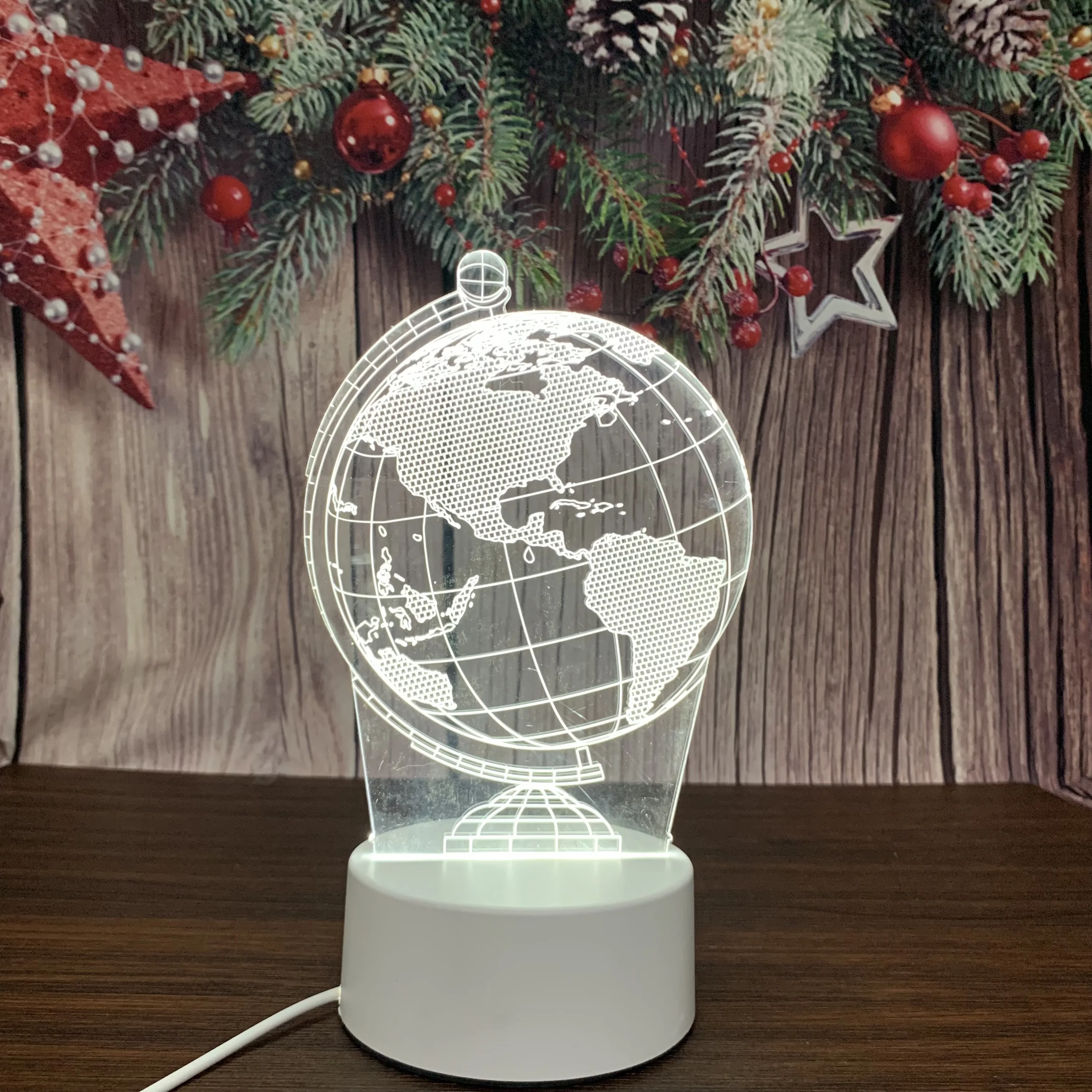 Manufacturers stock 3d night light can be customized USB interface creative gift event gift small table lamp