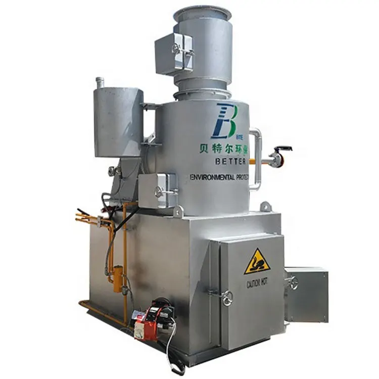 Birds Chicken Feather Farm Poultry Viscera Medical Waste Incinerator Burner Pet Cremation Animal Cremation Machine