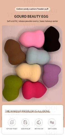 Makeup tools cosmetic sponge latex-free facial sponge for foundation makeup beauty egg