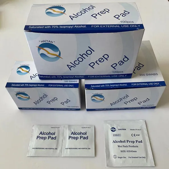 Customized disposable Alcohol Prep Pad with 70%IA