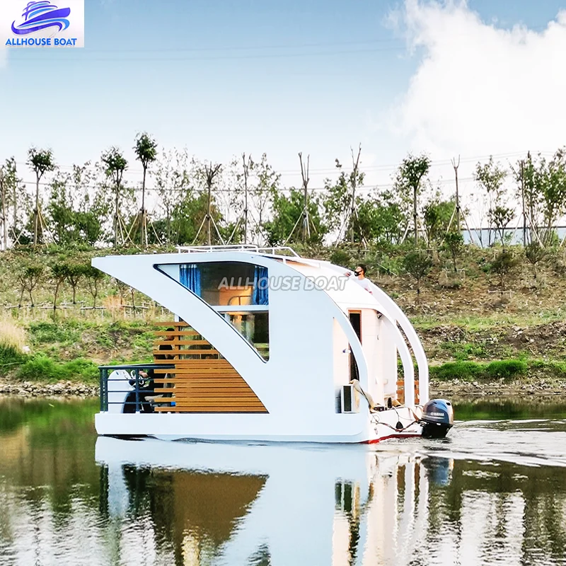House Boat Luxury Floating Water House Pontoon Boat Yacht Luxury Boat Houseboat