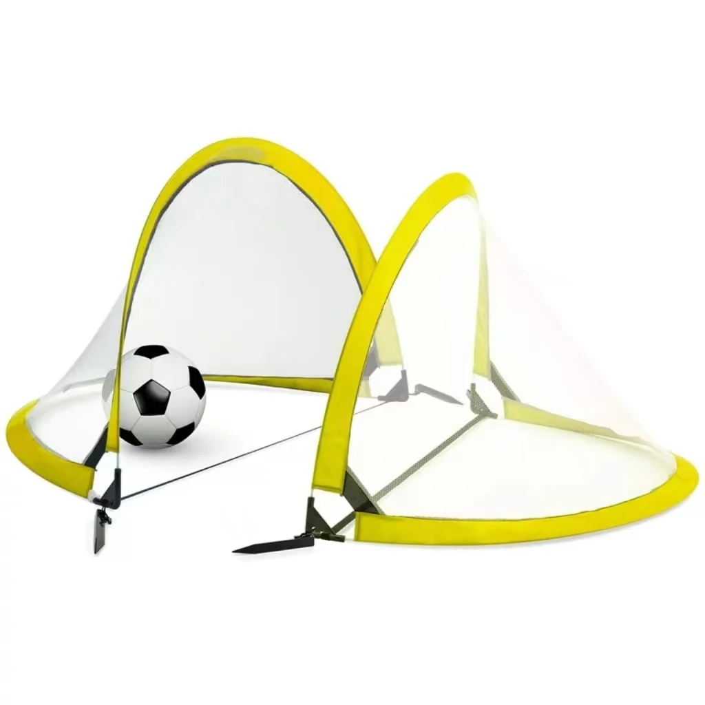 Factory Wholesale Foldable Soccer Goal Customizable Portable Pop-up Mini Football Soccer Post Target Portable Soccer Goal