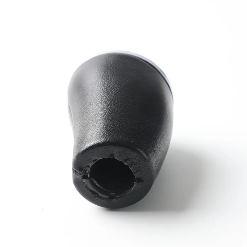 leather 5 speed chrome plated ring gear stick shift handle for Mazda 3 BK BL 5 CR CW 6 II GH CX-7 ER MX-5 NC III car gear knob