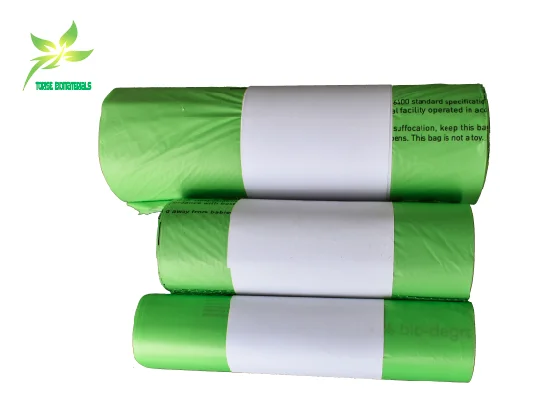 Best Prices Printed Compostable bag 20-55 Gallon Plastic Black Hotel Extra Big Heavy Duty Bin Garbage Trash Bags on Roll