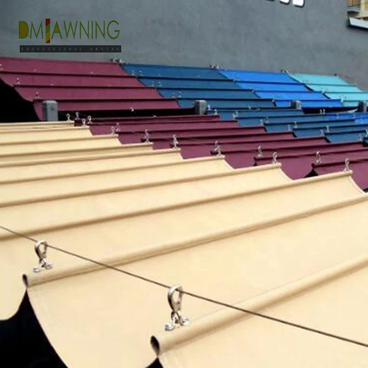 Sliding Cable Canopy,Silding Shade Sails Awning For Sale