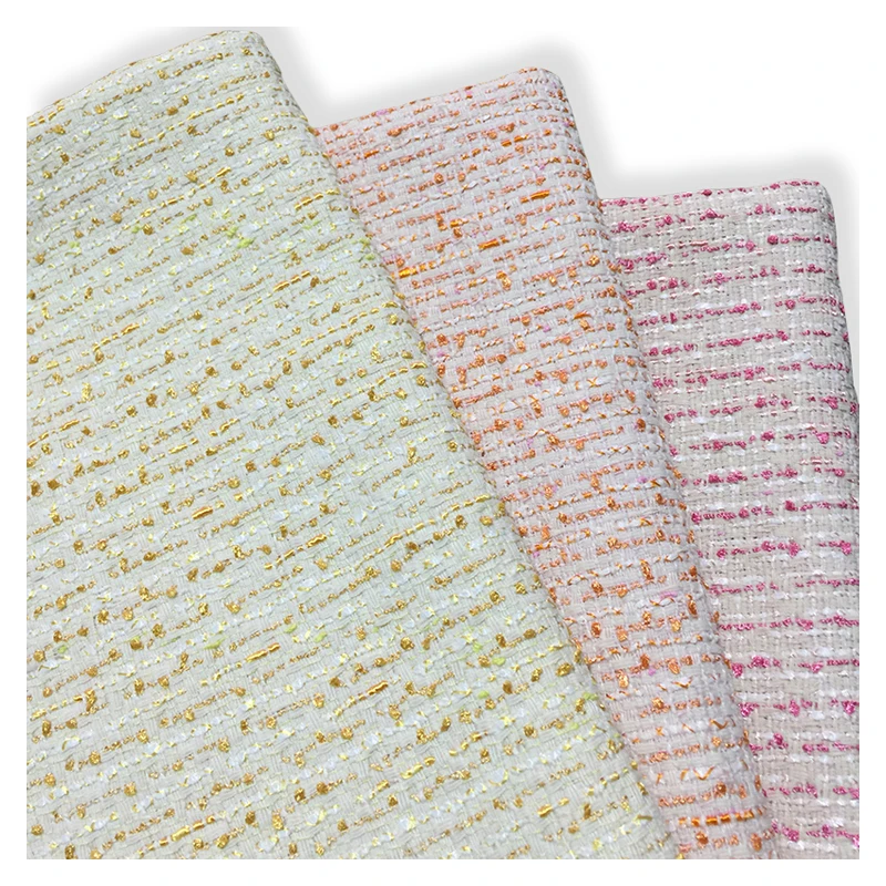 
high quality twill tweed fabric wool and polyester woven woolen fabric 