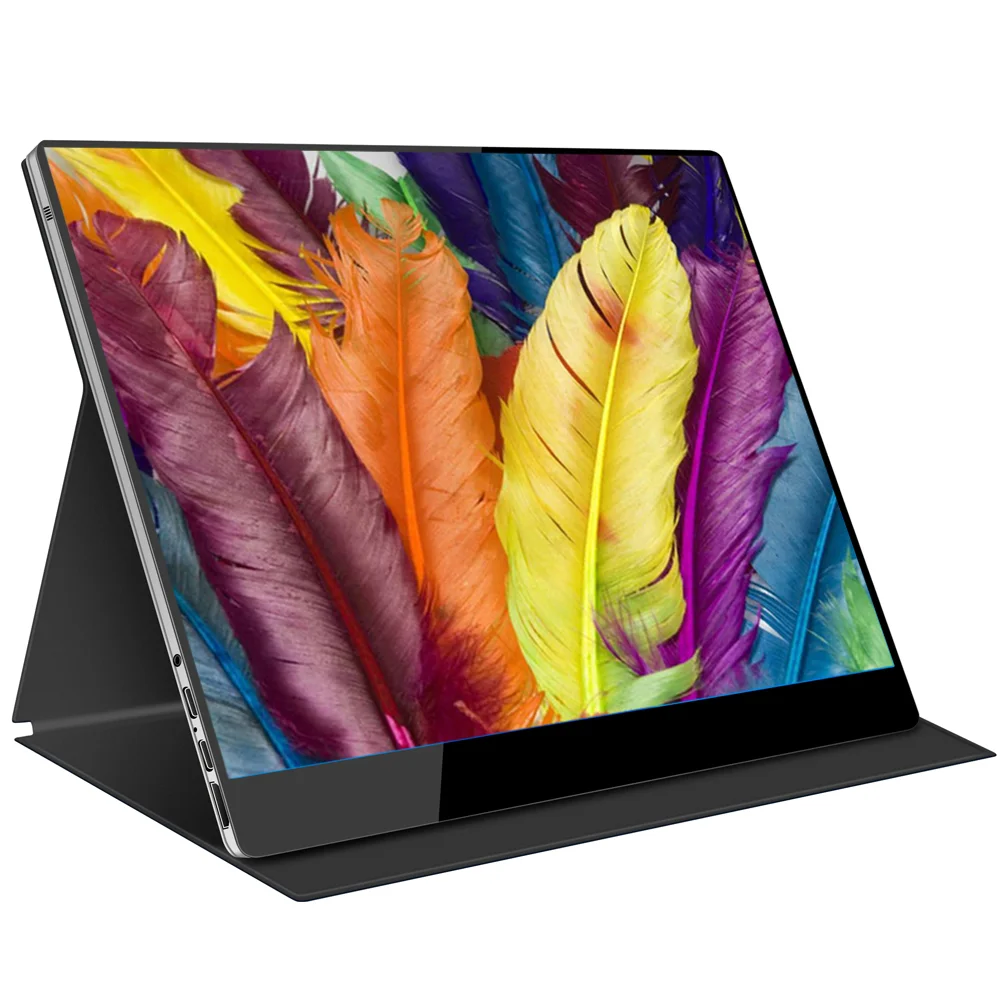 
Newest Portable monitor 15.6 inch Touch screen built-in battery 1920x1080p FHD IPS with HDMI Type-C for phone laptop XBOX/PS4 