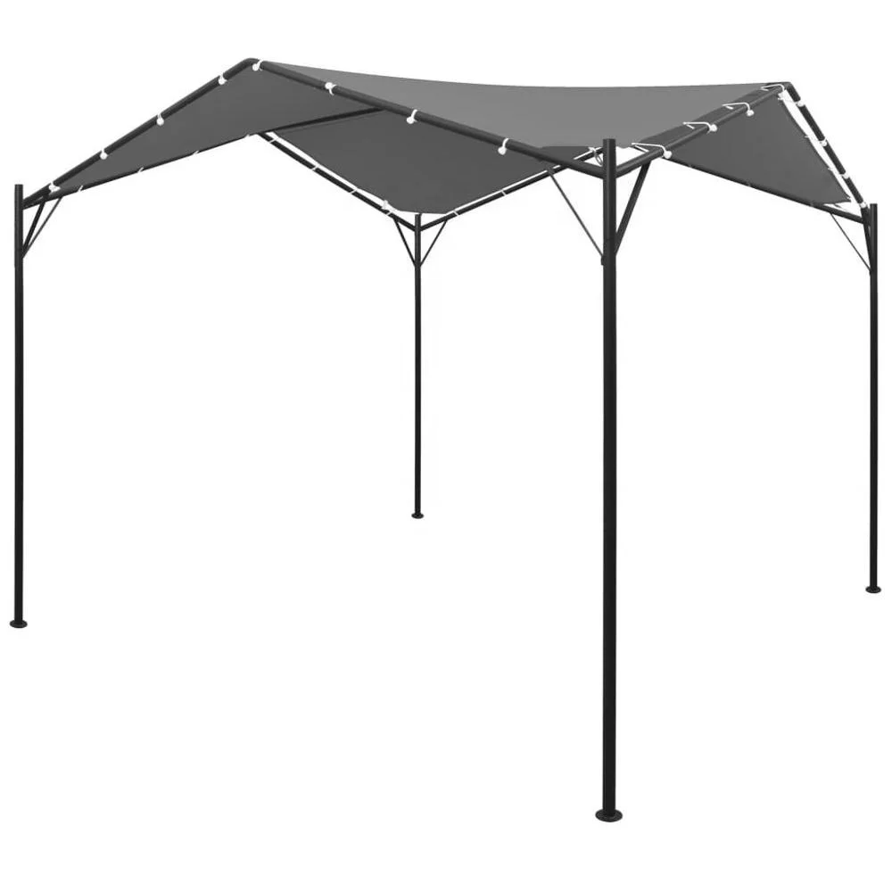Morden 4x4m Steel Frame Weather Resistant Butterfly Garden Canopy Gazebo for Patio Sun Shade